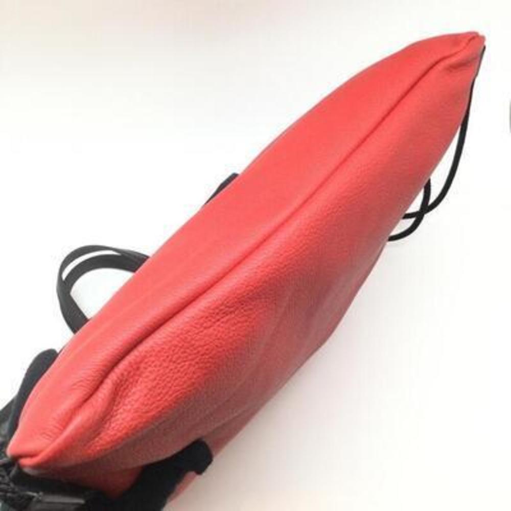 Gucci Red Backpack Leather Drawstring - image 7